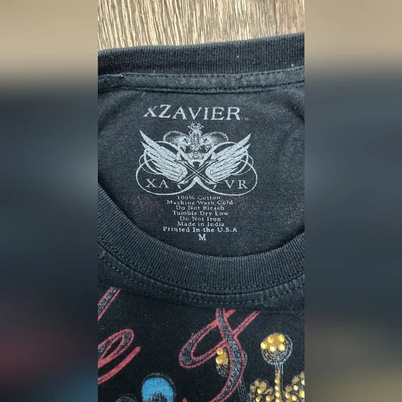 Xzavier Vintage Men's Pride & Glory King Skulls 💀 T-Shirt Size Medium - Picture 3 of 7